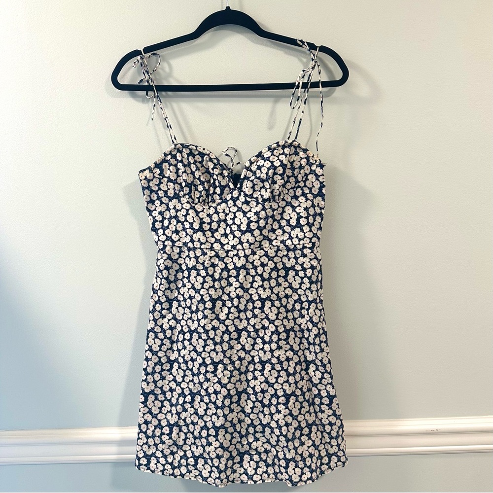 Princess Polly Missy Daisy Dress in Blue